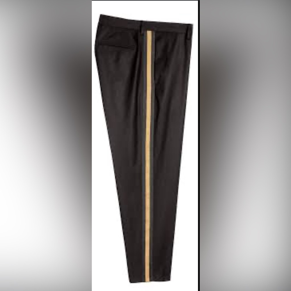 H&M Suit Tuxedo Pants Black Camel Stripes | Men's US Size 30R | Homecoming
